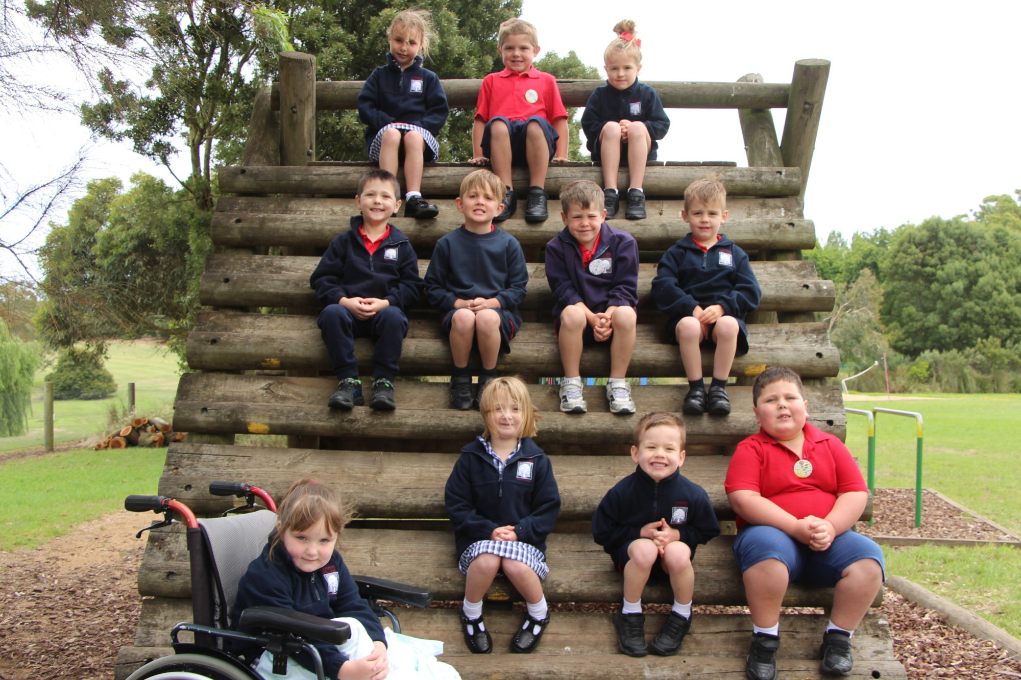 Exciting: Terang College welcomed 11 new Preps into the fold on Monday.