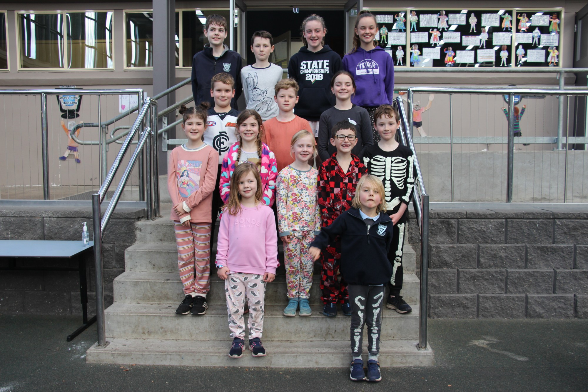 Dress up day: St Thomas’ Primary School’s junior council members conducted a pyjama day for a good cause before the end of term last week.
