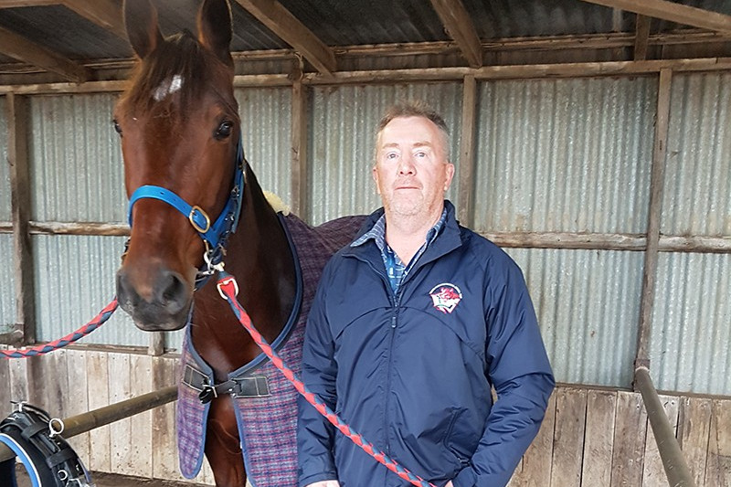 Terang harness trainer Robert Arundell will head to Stawell on Sunday in search of a maiden win for Blue Vein Fitz.