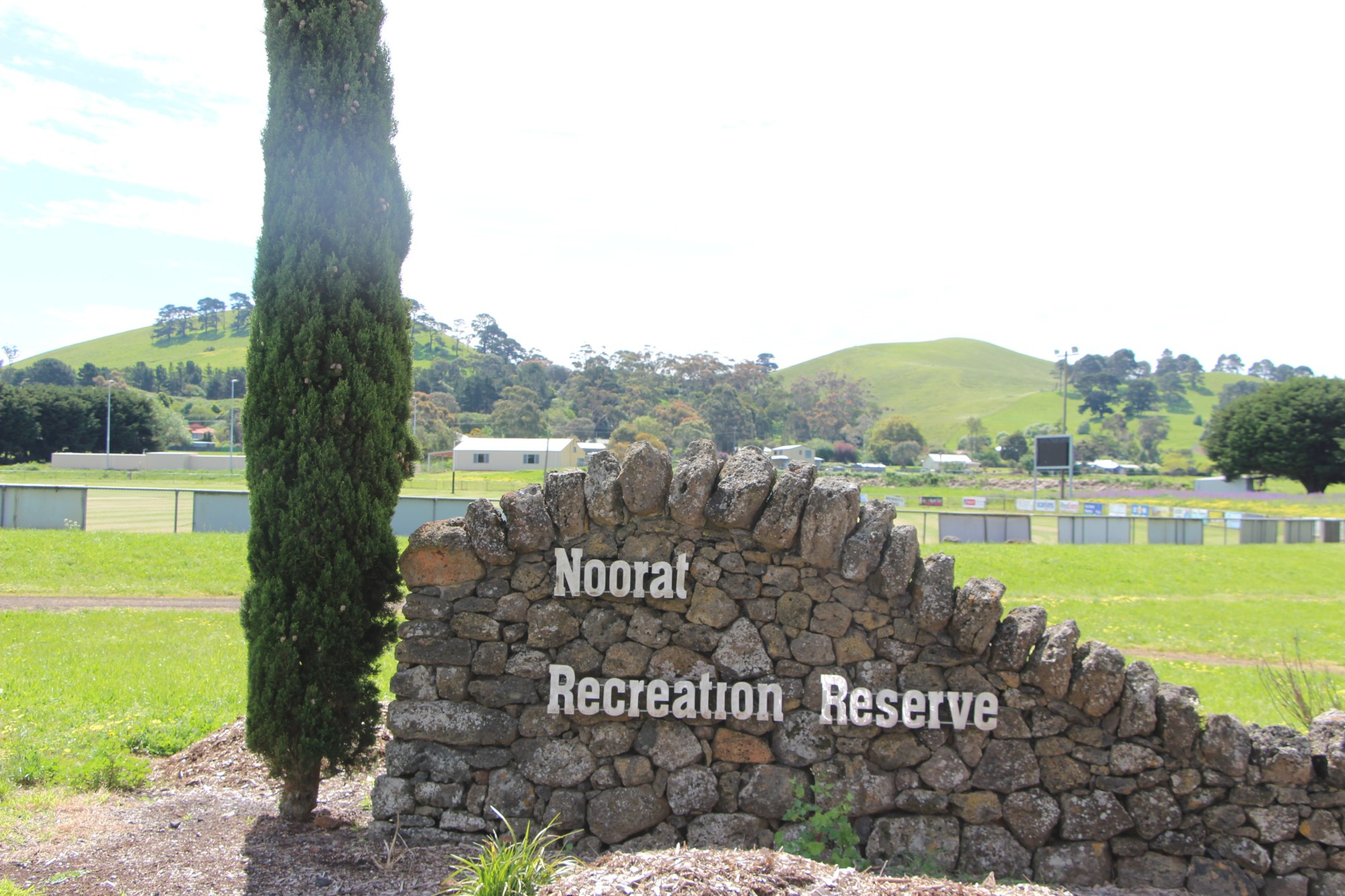 Safe place: Noorat Recreation Reserves has been designated as a point of last resort for locals in the event of a catastrophic fire.
