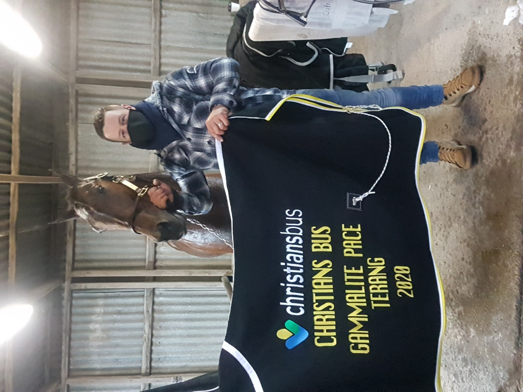 Ride High and Kate Gath cruised to victory in Terang Harness Racing Club’s feaure event, the $30,000 Christians Bus Gammalite Pace on Saturday night.