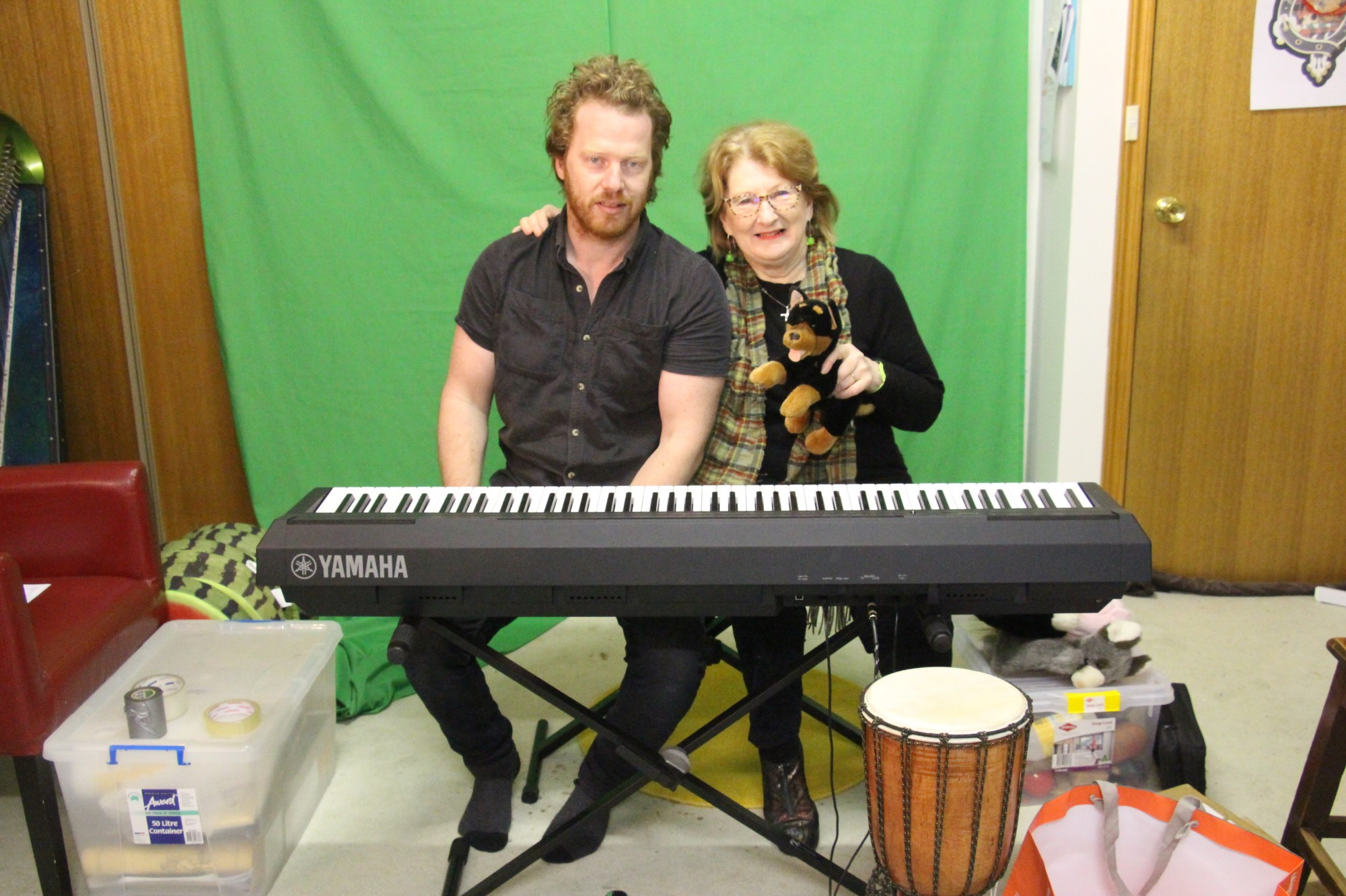 Homecoming: Forced to return to Australia from Los Angeles in June due to COVID-19, Terang’s Pete Ewing was left contemplating what was next until he and his mother Marie had a lightbulb moment to use their music skills and experience to remain connected to their family.