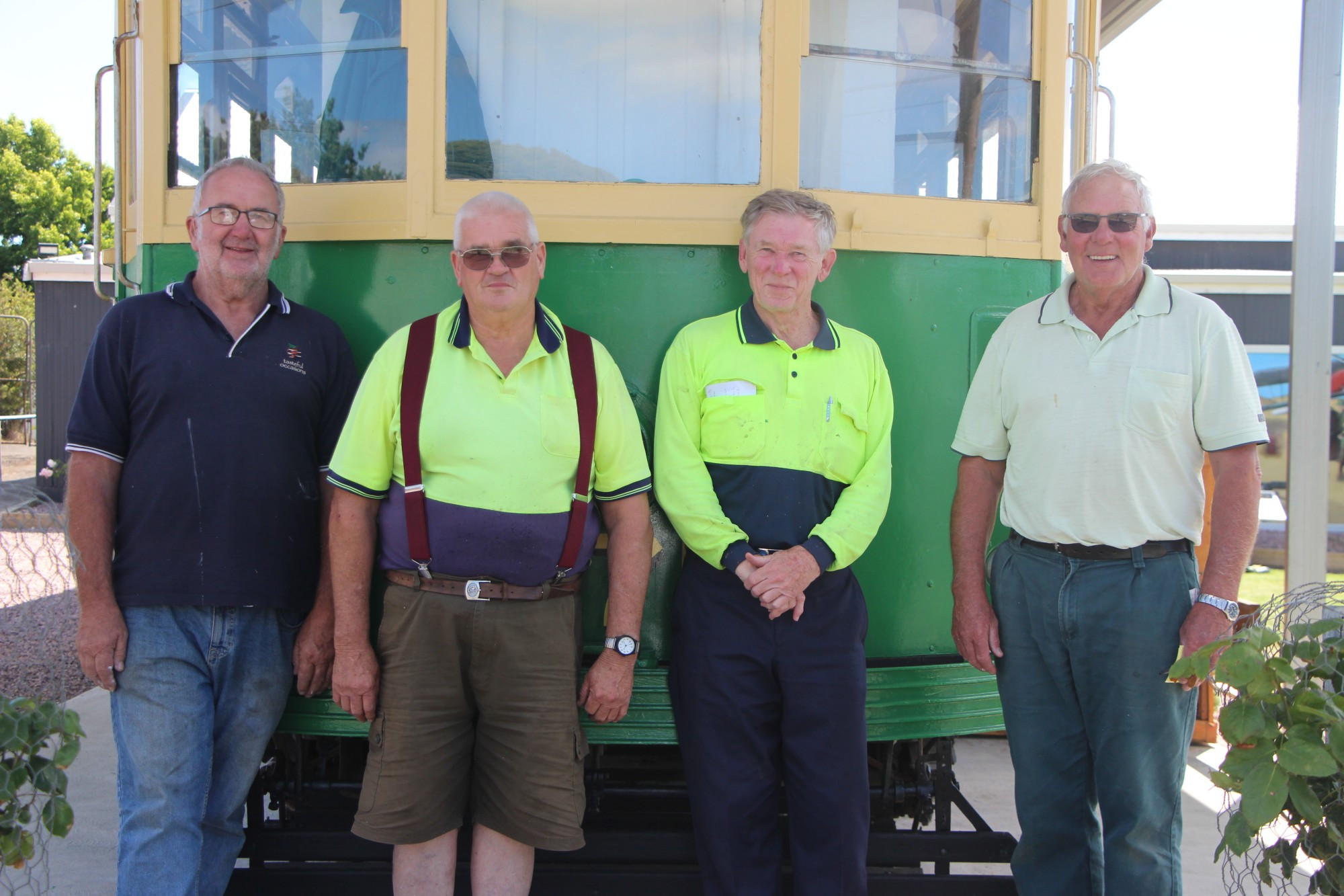 Leadership: Terang Returned and Services League members Gary MacKenzie (from left), Don Bowden, Bruce Moore and new president Terry Fidge are optimistic for a bright future.