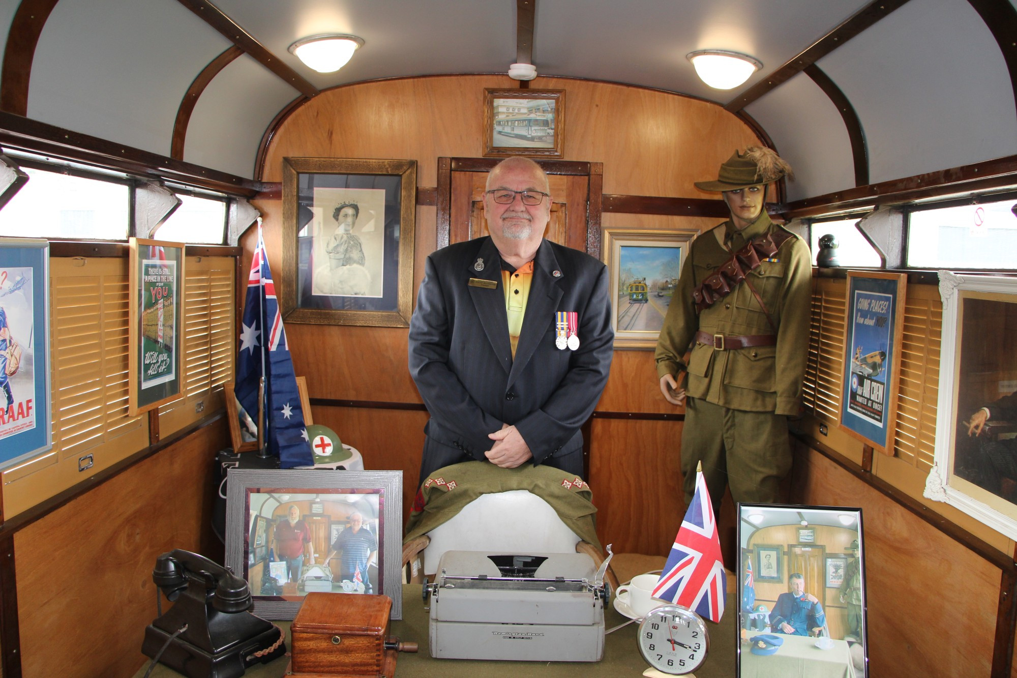 Honoured: Terang Returned and Services League president Steve Bloxham has received a Medal of the Order of Australia for his service to veterans and their families.