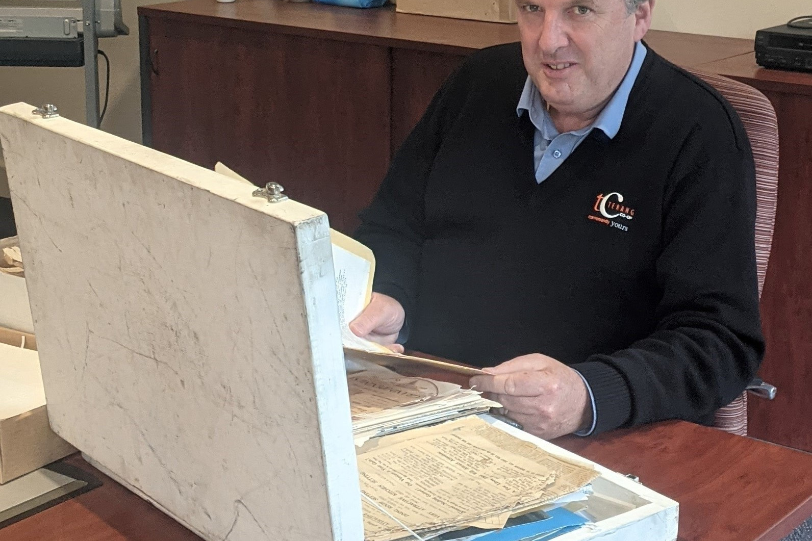 Unearthed: Terang Co-op finance and business manager Damien Ryan has located documents which reveal the long-lost inception date of the Terang Co-op.