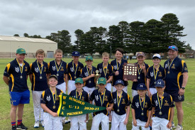 Mortlake and Cobden combined to win the Warrnambool and District Cricket Association’s Under 13 premiership. 