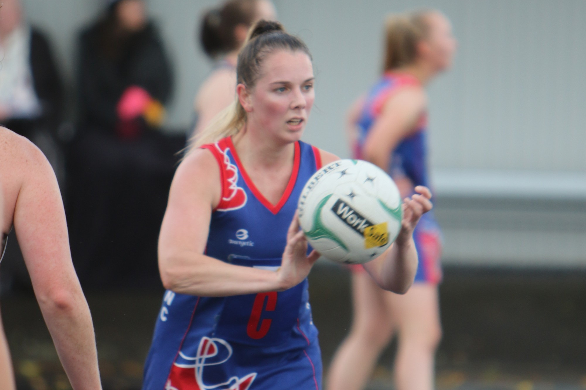 Jacqui Arundell played her 100th open netball game for Terang Mortlake in the Bloods loss to Hamilton Kangaroos.