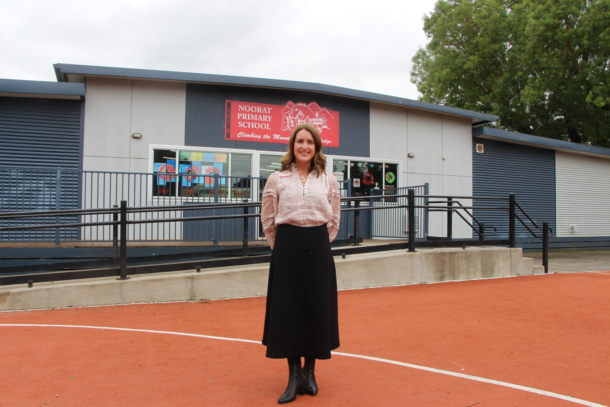 Congratulations: Noorat Primary School principal Ilona Watkins is here to stay after officially becoming substantive this week.
