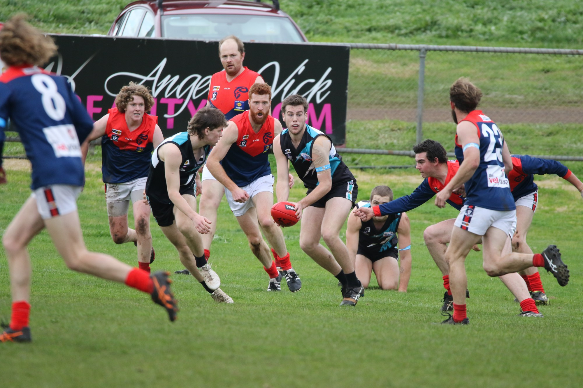 Prepared: Kolora Noorat coach Ben Walsh has backed in his players including Luke Justin (pictured) to be ready to play if the all clear for community sport to resume is given in the coming days.