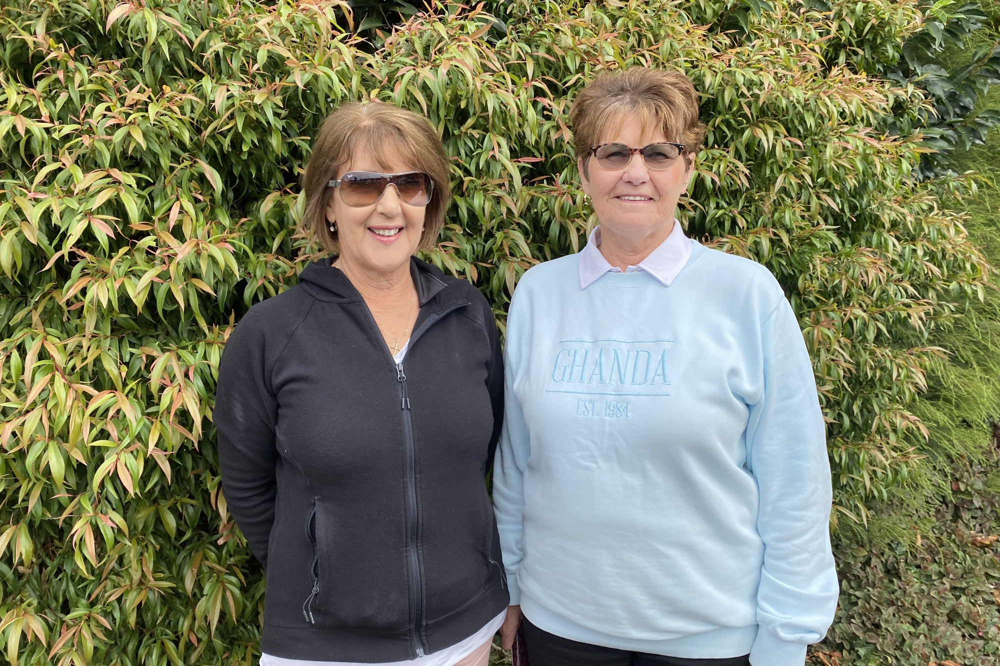 Finals bound: Margie Driscoll (left) and Elaine Hrabar won the Doris Chambers Foursomes event to progress to the state final.