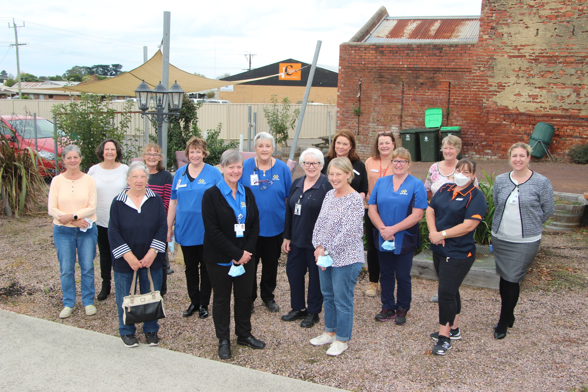 Farewell: Lyn Turner was surrounded by colleagues for a special farewell this week after calling time on her career after more than 35 years with Terang and Mortlake Health Service.