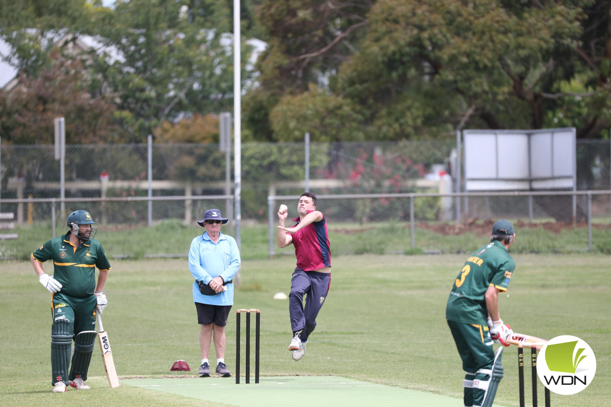 Gus Bourke in action.