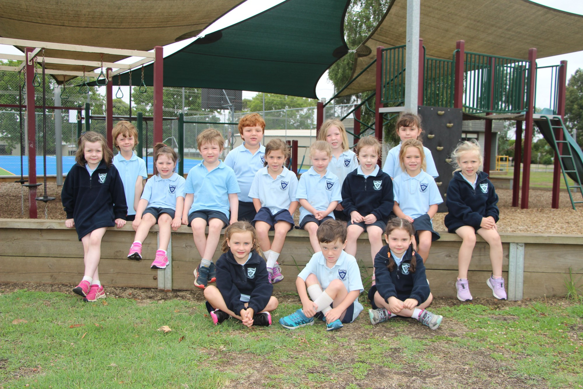 Ready to learn: St Thomas’ Primary School welcomed 18 prep students, as schools across the state saw an influx of new students.