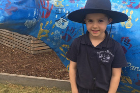 Panmure Primary School grew a little bigger with Louis Annett enrolling.