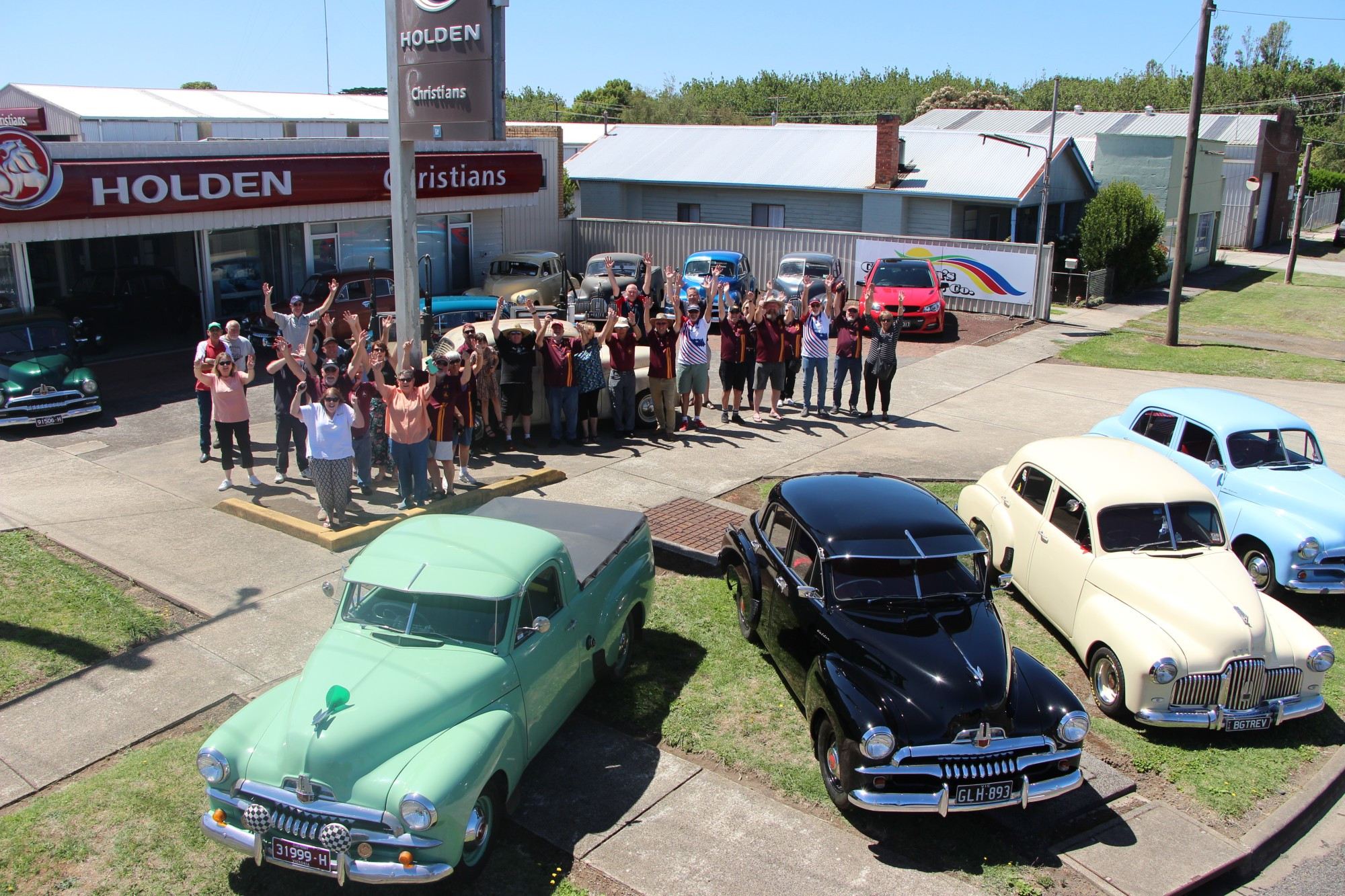 Classic: Terang enjoyed a blast from the past over the weekend with a collection of iconic Holdens making the trip to town.