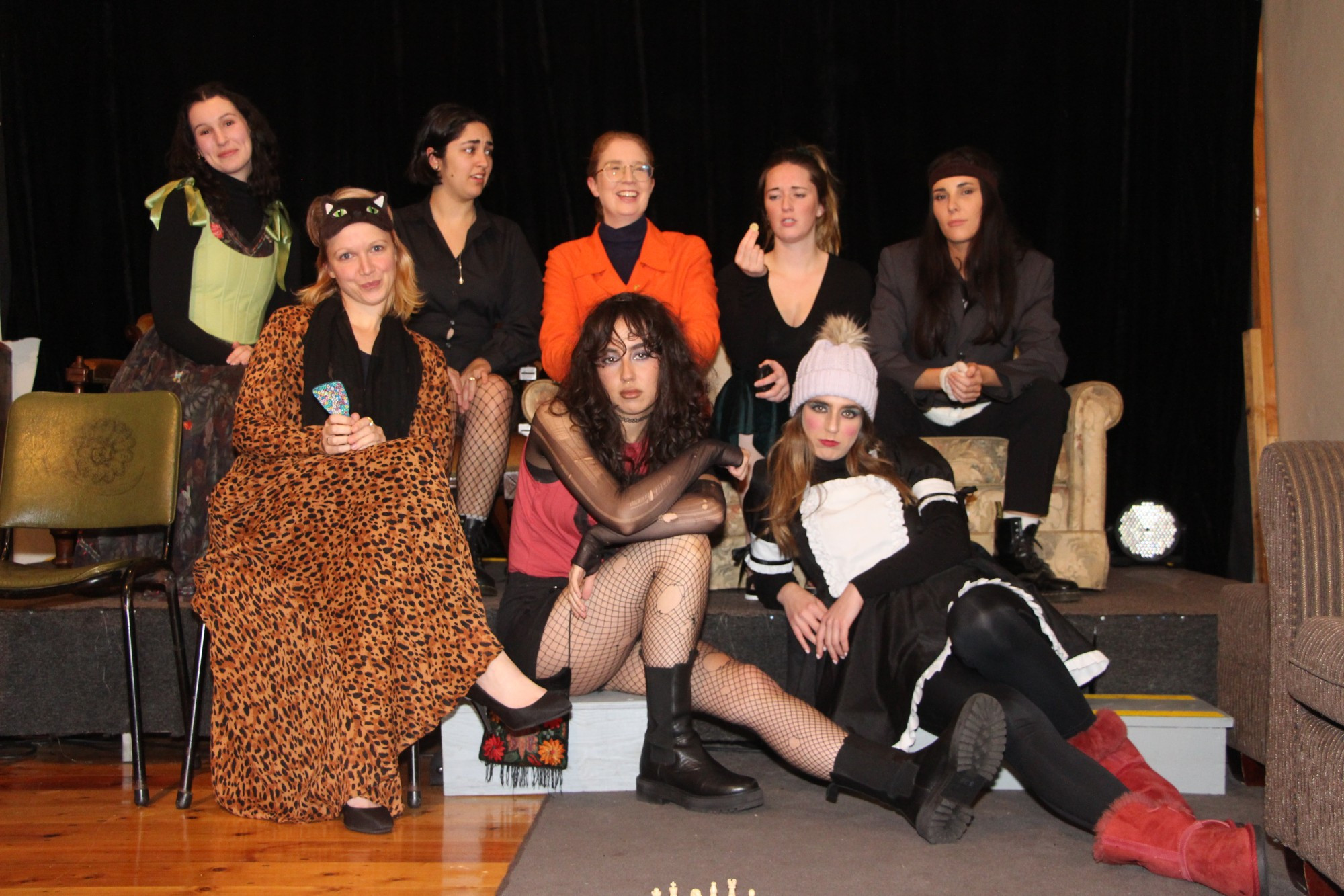 The show goes on: Cast members of The Twelfth of Love – Shakespeare Alive were among those to descend on Terang for a program of eight fringe events as part of the 2022 Warrnambool Storytelling Festival recently.