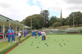 In it to win it: Teams from as far as Colac and Port Fairy descended on the Terang Bowls Club for last week’s 60th annual Terang Rotary Bowls Day Tournament. 