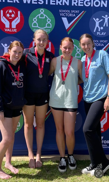 Terang College sisters Lynley (left) and Jackenzie (right) both qualified for the state championships in April.