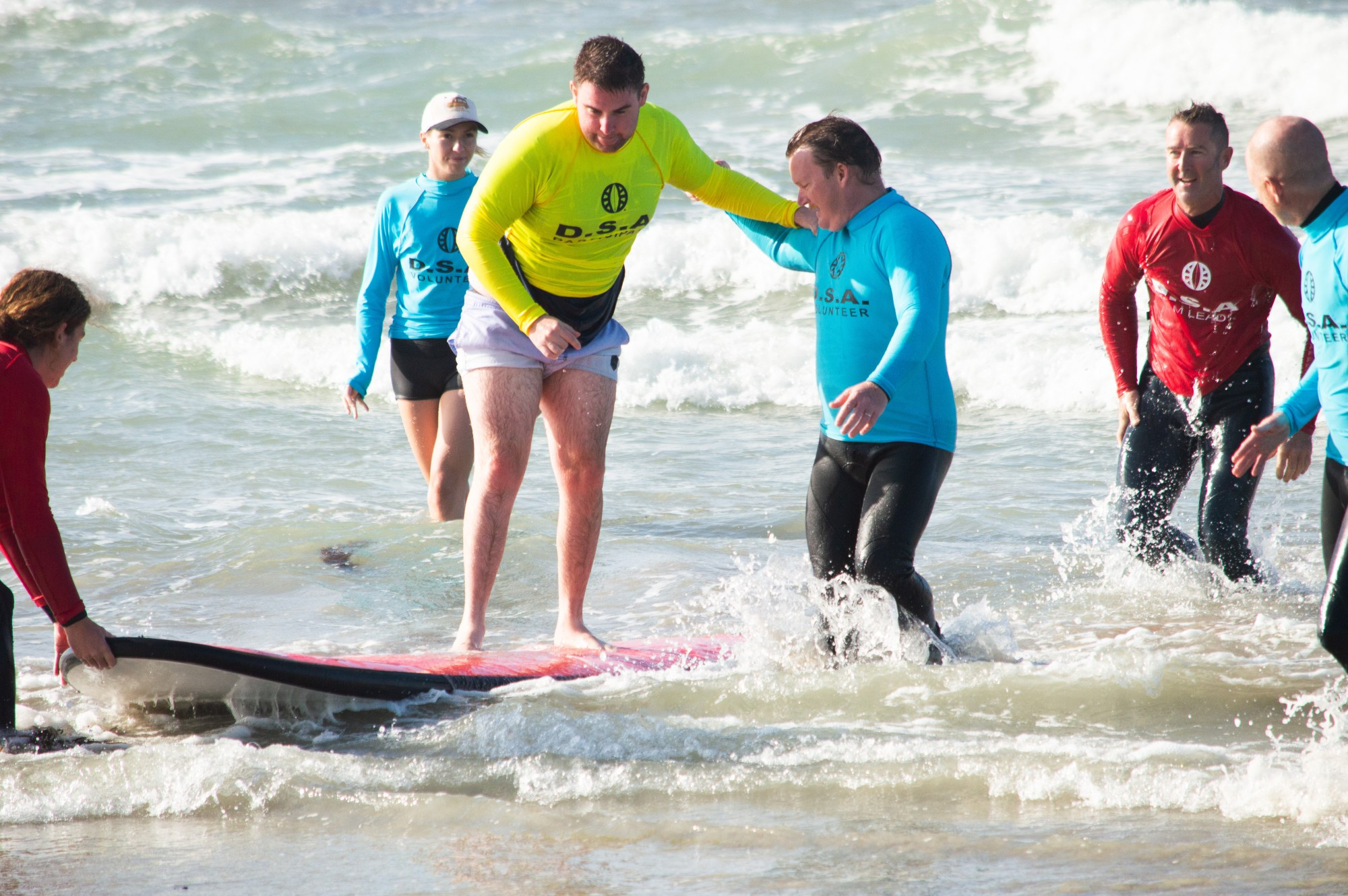Kelly Slater in training: Kolora’s Adia Herry (pictured) was among a number of participants from across the region to take part in the Disabled Surfers Association of Australia’s first event in two years.