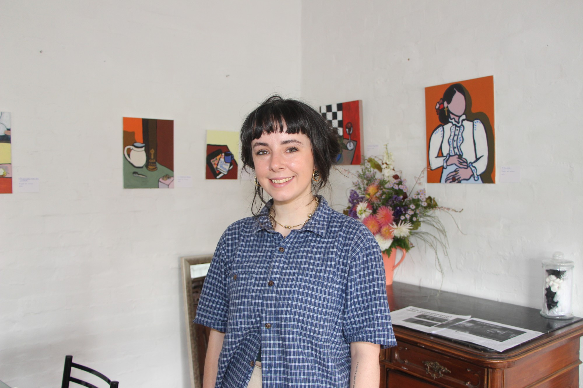 Achieving growth: Fitzroy’s Shannon Donovan has spent the last six weeks honing her skills at the Commercial Hotel under its Artist Residency program.