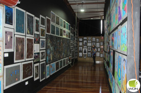 Hundreds of pieces were on show at the Terang Community Art Show. 