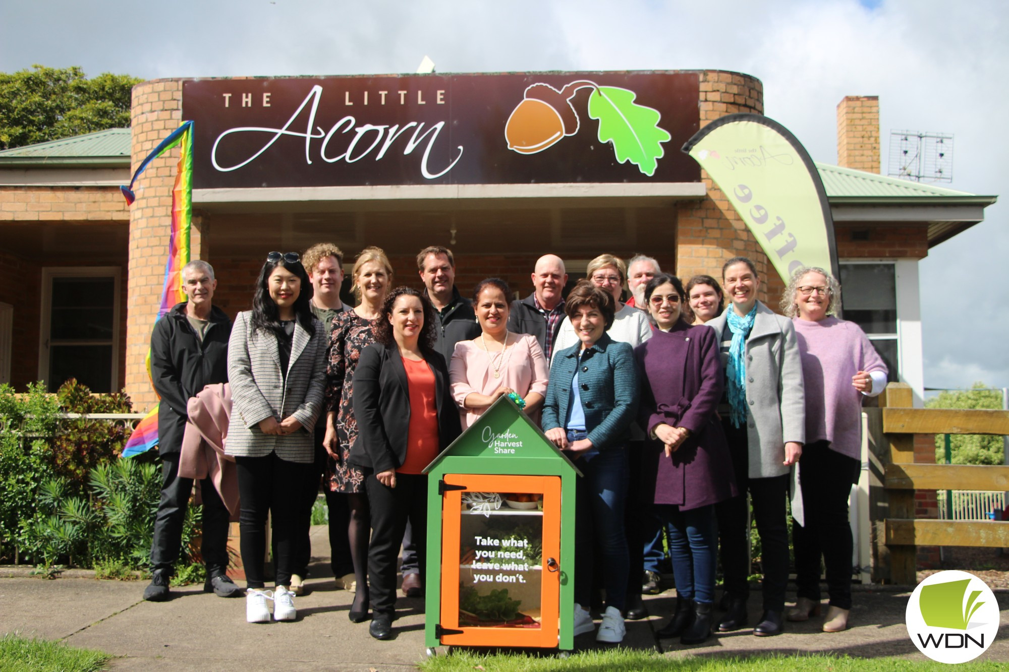 New produce sharing pantries were installed in Terang and Timboon over the weekend.