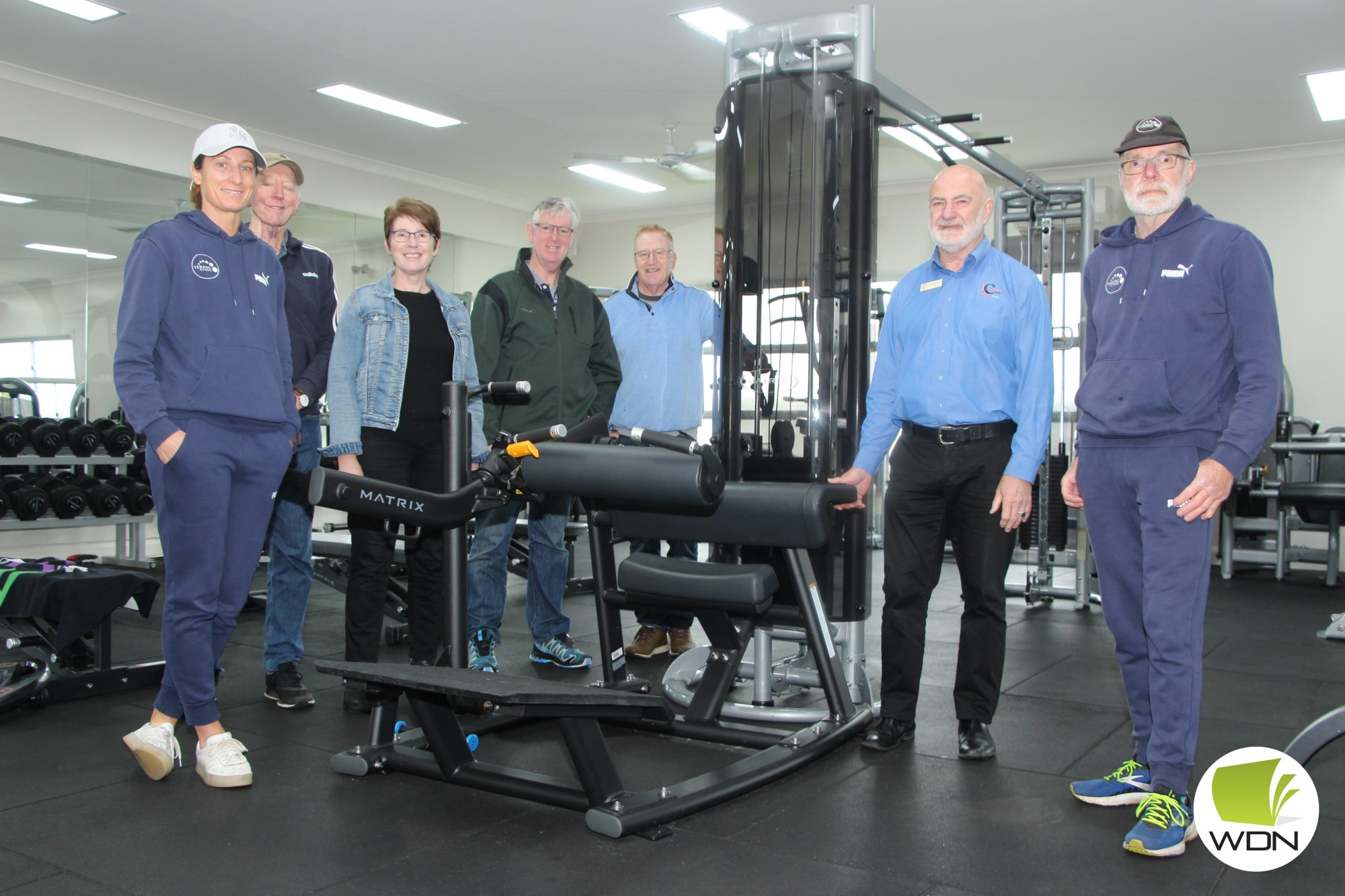 Giving back: Members of the Terang and District Indoor Sports and Recreation Committee met with representatives of the Terang and District Co-op in celebration of a bumper sponsorship deal.
