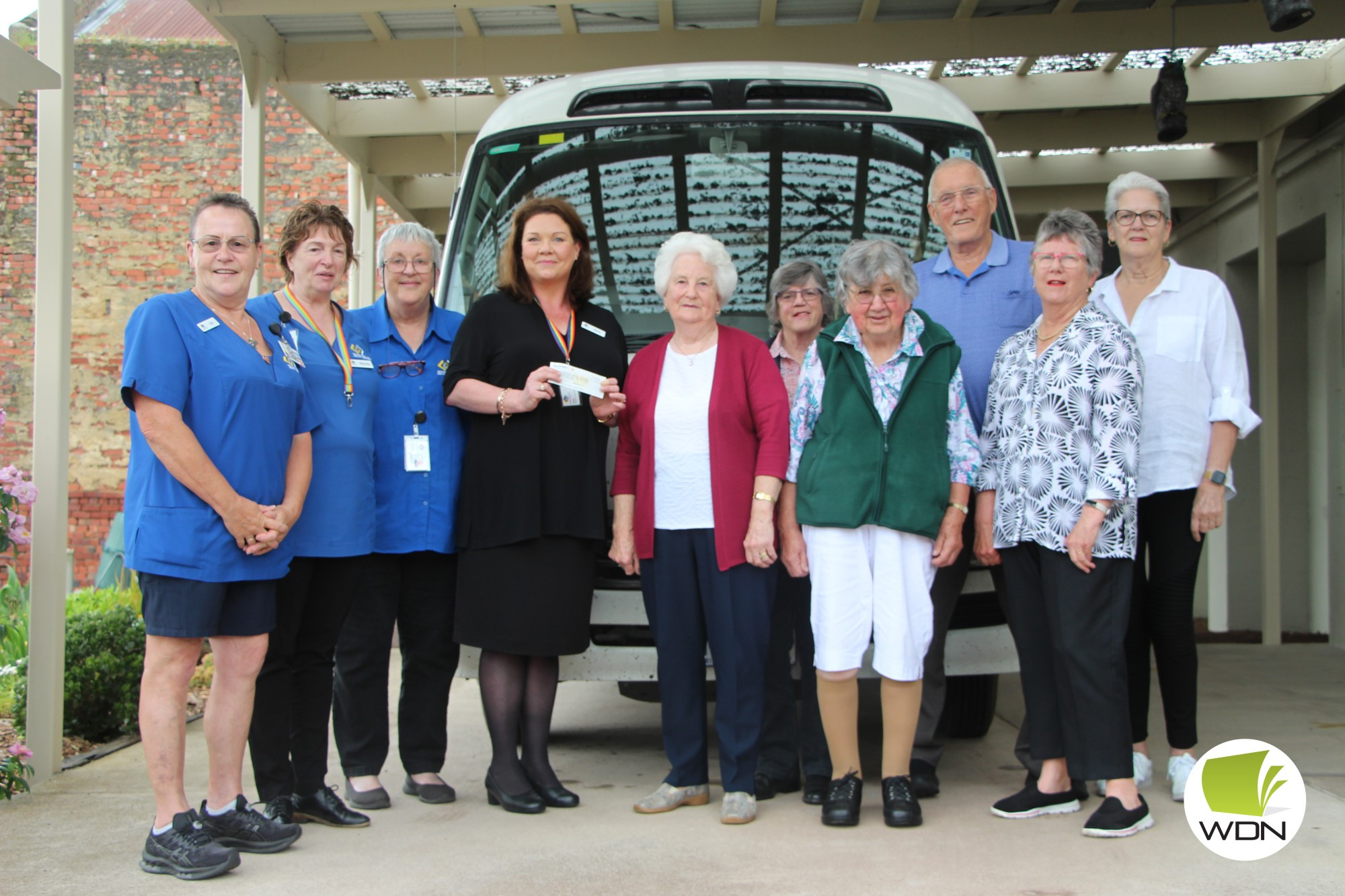 Community support: The Terang Senior Citizens Group has made a generous $6250 donation to help the Terang and Mortlake Health Service social support group get out on the road.