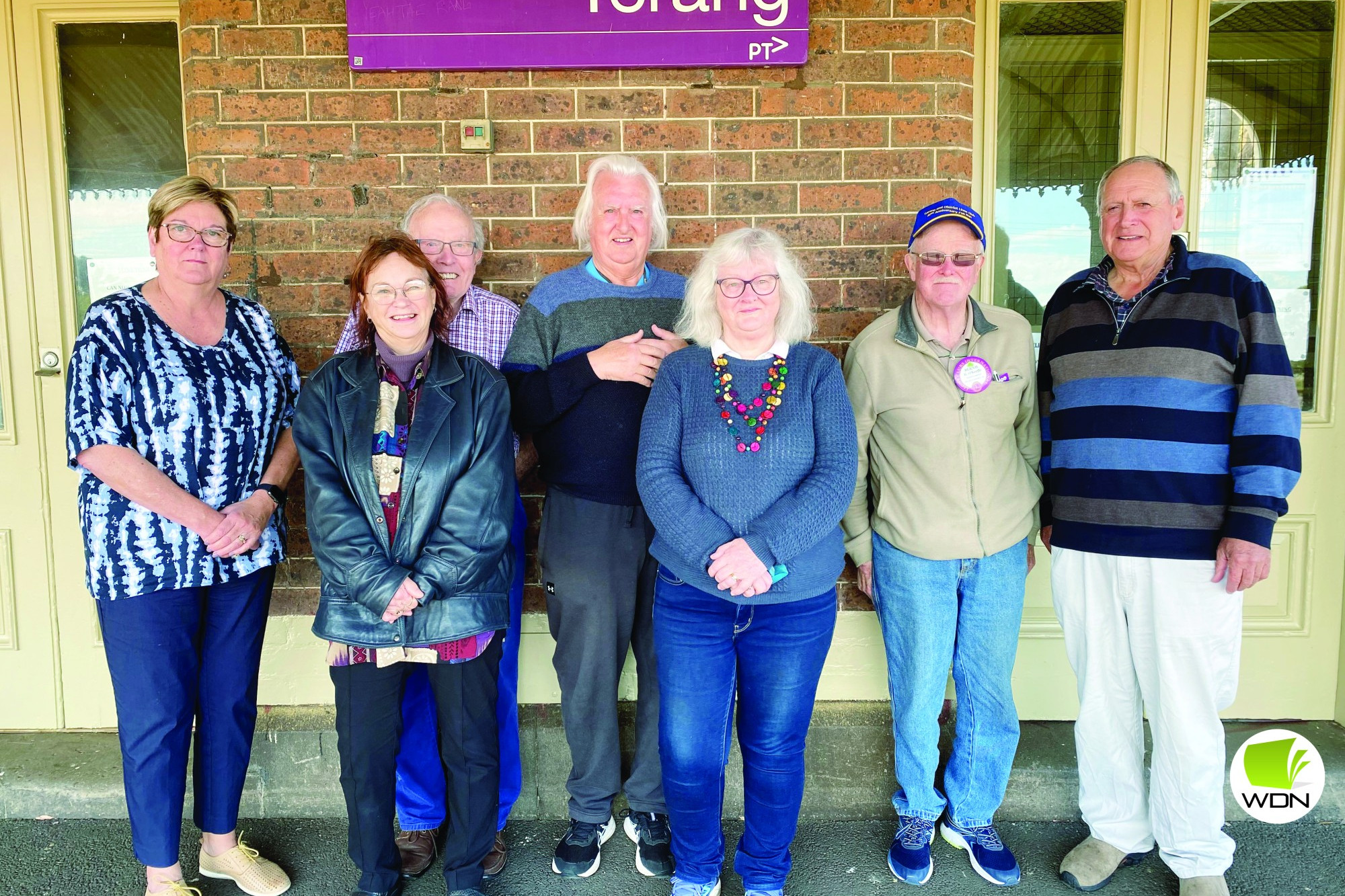 Call for action: Corangamite Shire mayor Ruth Gstrein (left) met with members of the South West Public Transport Action Committee in Terang on Monday to discuss concerns surrounding the loss of catering services on the upcoming V/Locity trains on the Warrnambool line.