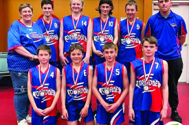 Under 16 boys coached by Griffen Mcleod.