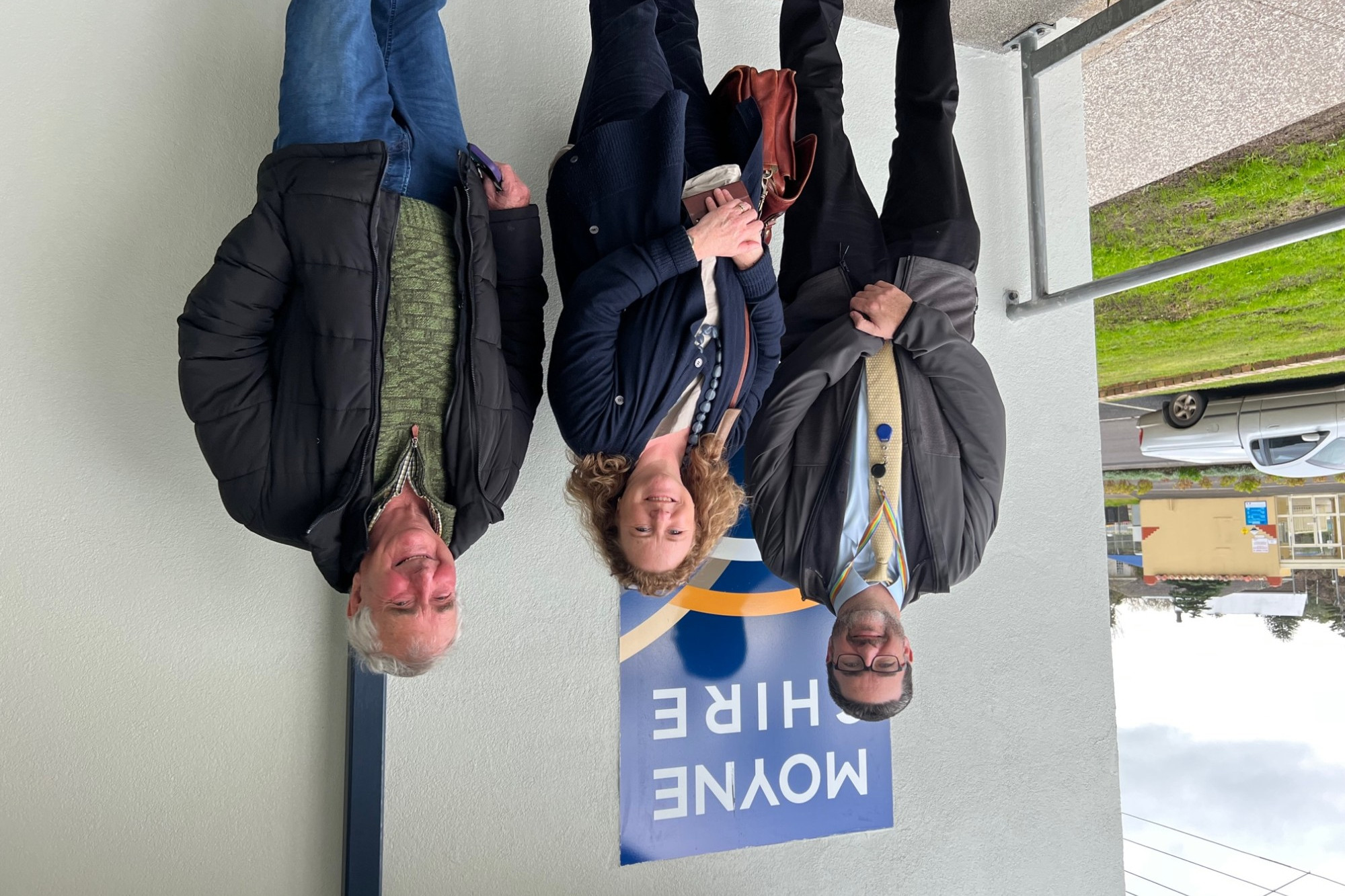 Moyne Shire CEO Brett Davis (left) and mayor Ian Smith recently met with South West Coast Labor candidate Kylie Gaston, among other candidates, to discuss advocacy.