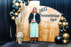 Open Netball Bloods Award Ava Grundy
