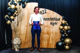 Seniors Football Best & Fairest Winner Ryley Hutchins