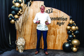 U18.5 Football Most Consistant & Tims Antennas Star Player Award Will Owen