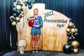 2022 Barry Robertson Club Person of the Year Emma Lucas