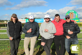 The sun made a fleeting rare appearance as a group of racegoers eagerly awaited the running of the 2023 Sungold Milk Terang Cup. 