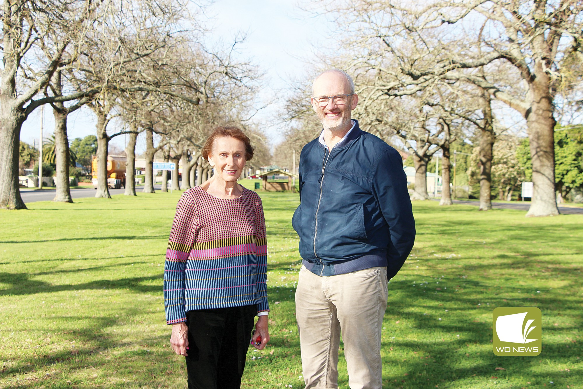 Not without a fight: Noorat’s Eve Black and Terang’s Dr Tim Fitzpatrick are among the members of a new steering group launched in the wake of Lyndoch Living’s closure of May Noonan aged care facility. The group will set about bringing to life a new vision for aged care in Terang.