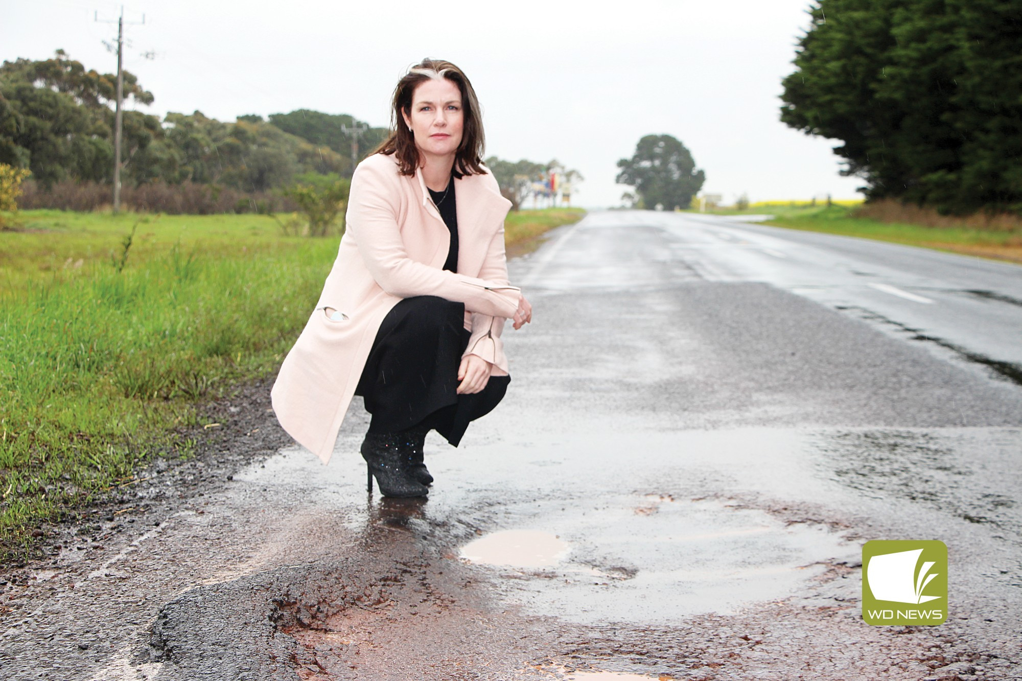 Call to action: Lowan MP Emma Kealy has slammed the state and federal governments for the continued deterioration of roads in the south west.