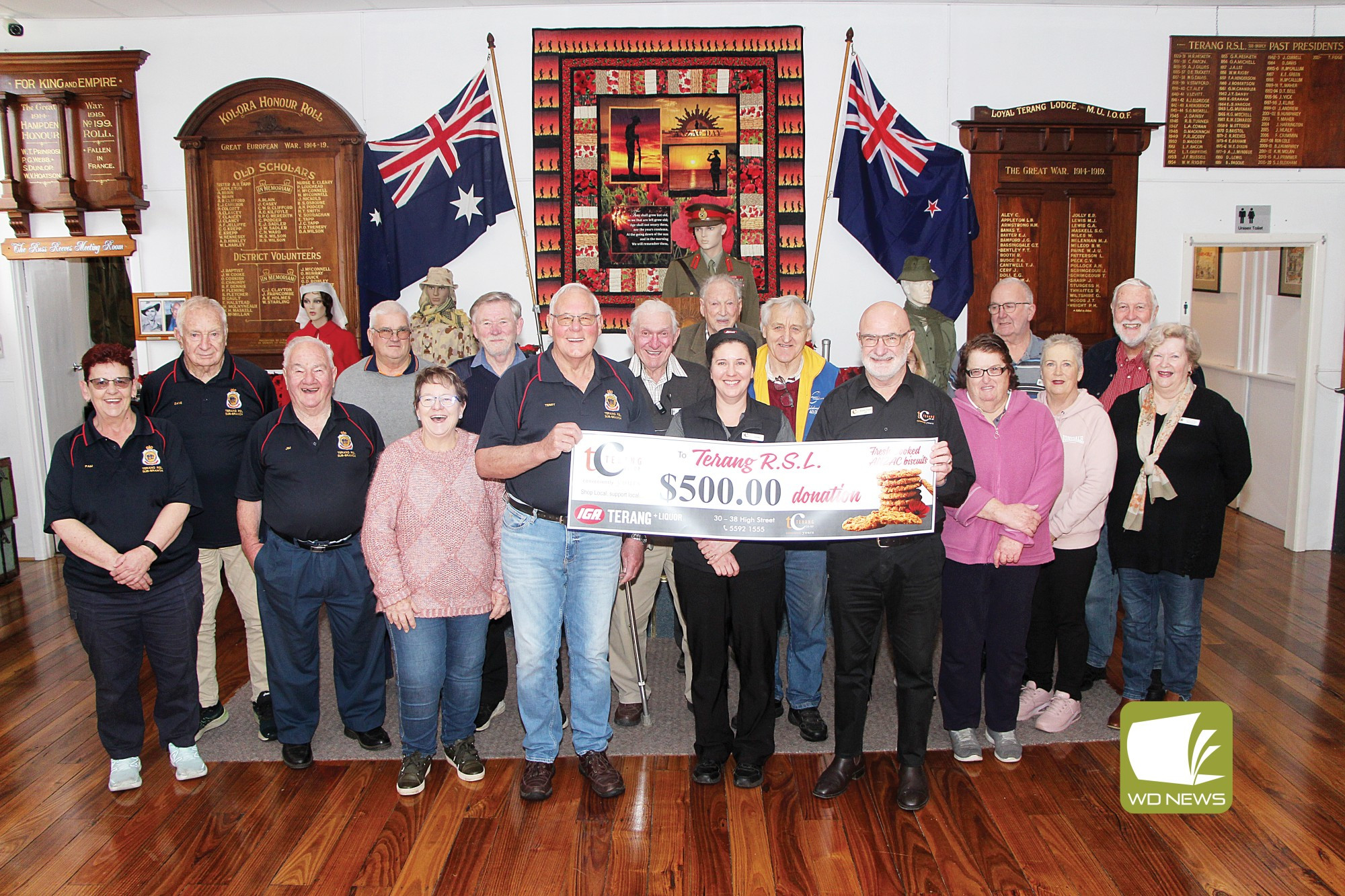 A real treat: The Terang Returned and Services League sub-branch benefit from the community’s appetite for the iconic Anzac biscuit this week.