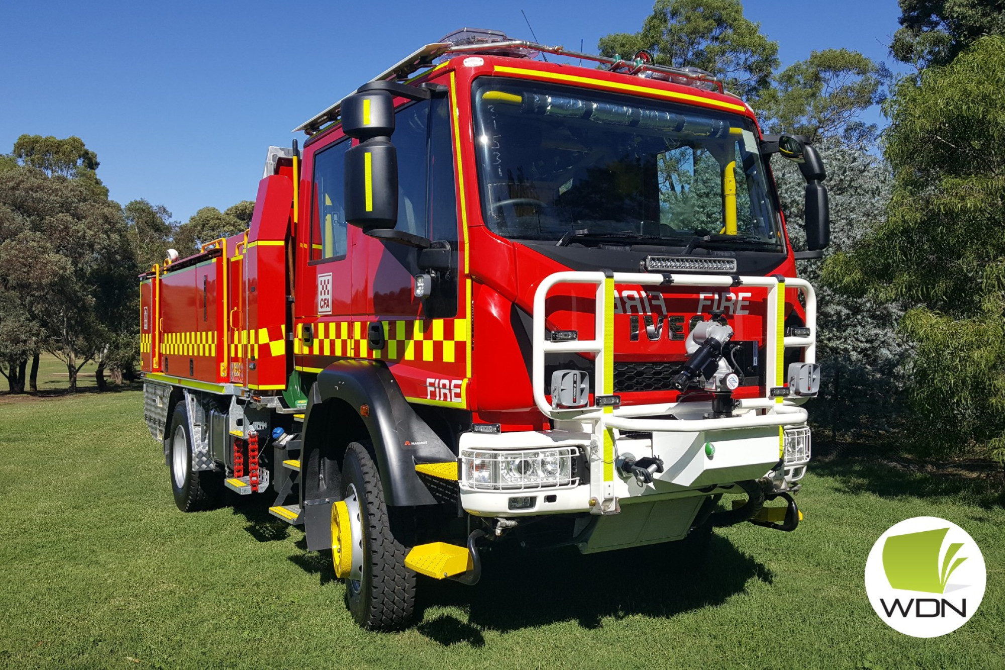 Upgrade: Cobden and Ellerslie Country Fire Authority brigades will each receive a new heavy tanker appliance (pictured) this year under a $126 million State Government funding package.