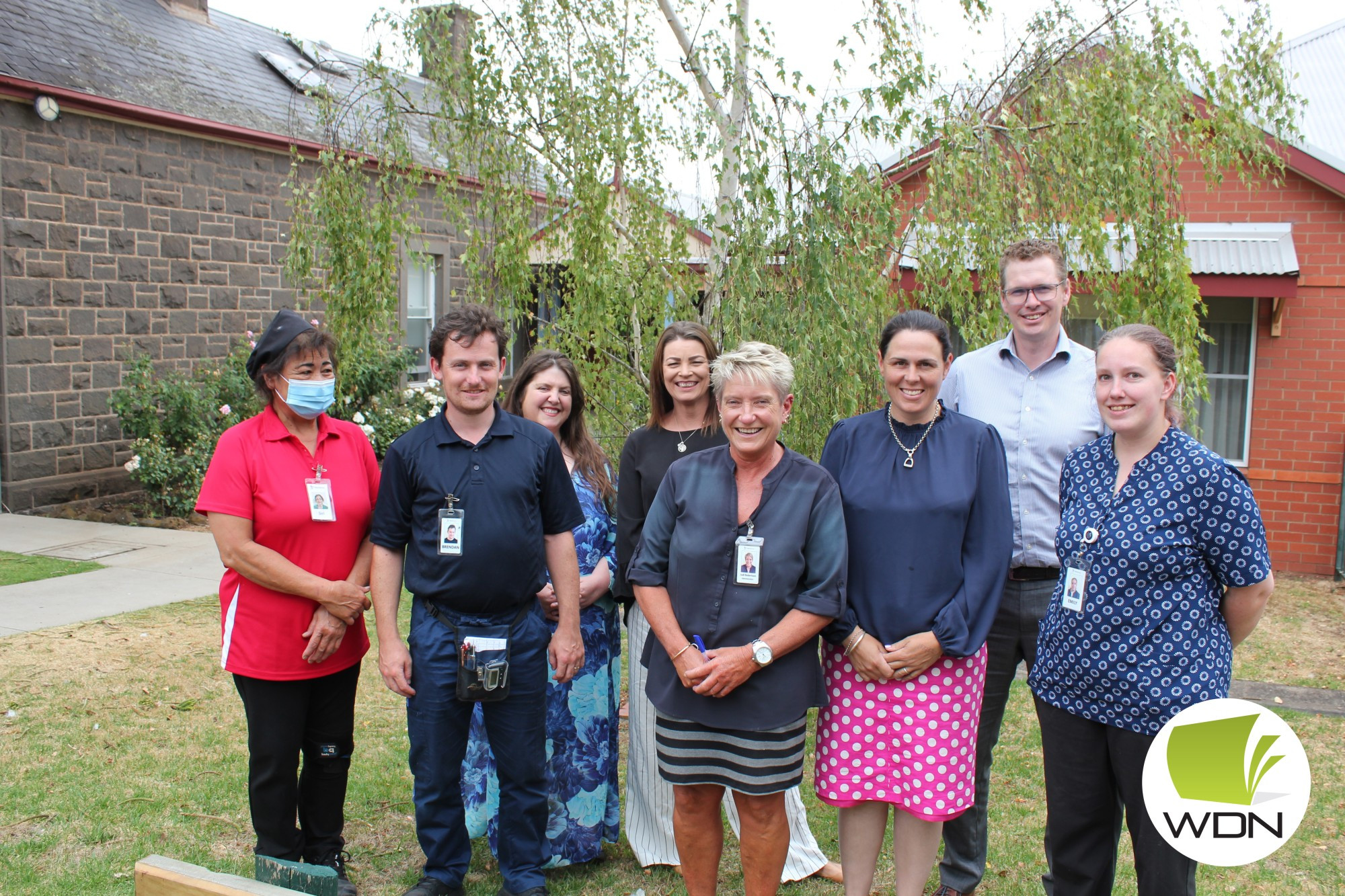 Hard work pays off: The team at Mortlake-based aged care provider Aberlea took a moment to celebrate achieving compliance for the first time under the new Aged Care Quality Standards.