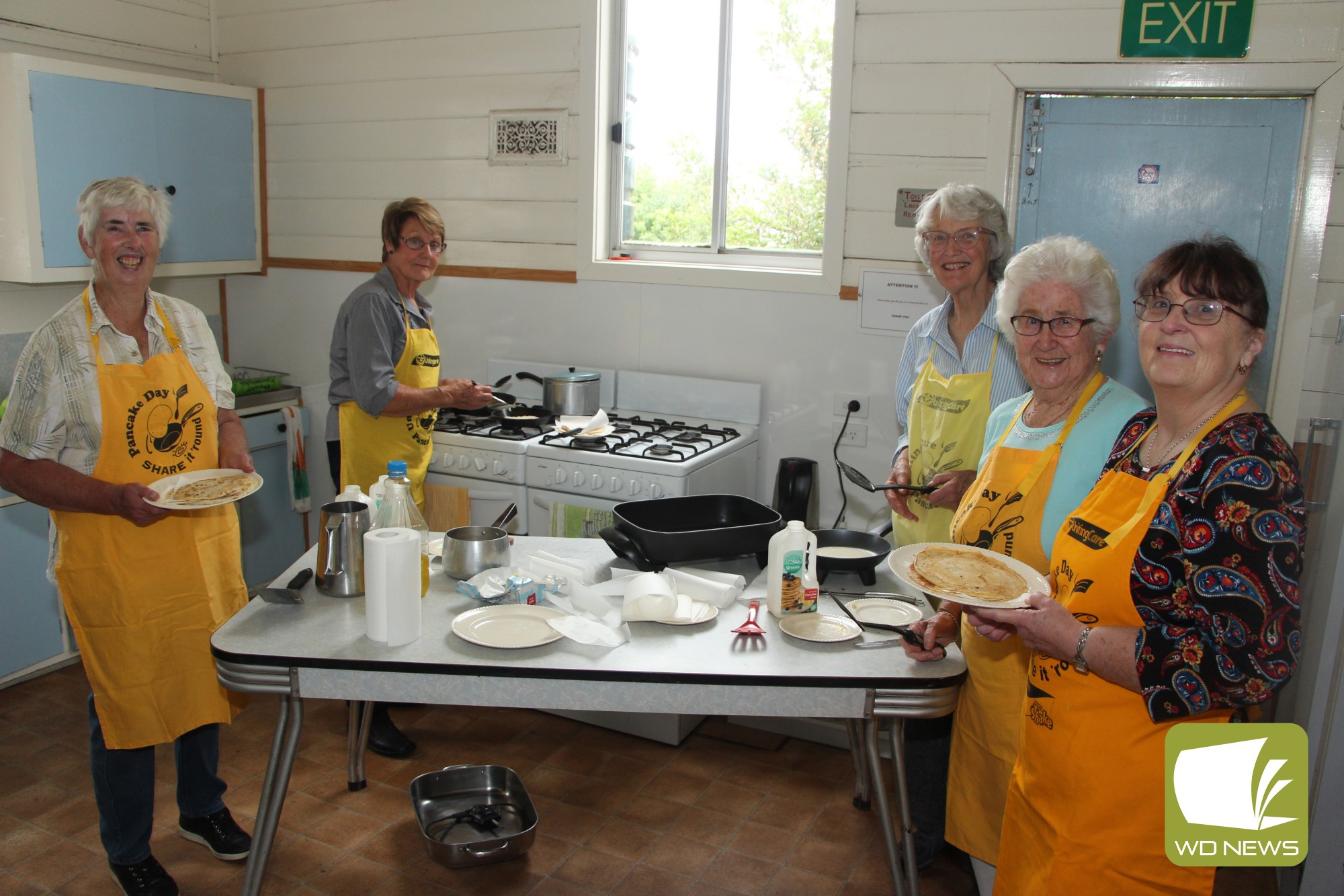 Volunteers cooked up a storm at the Uniting Church in Mortlake.