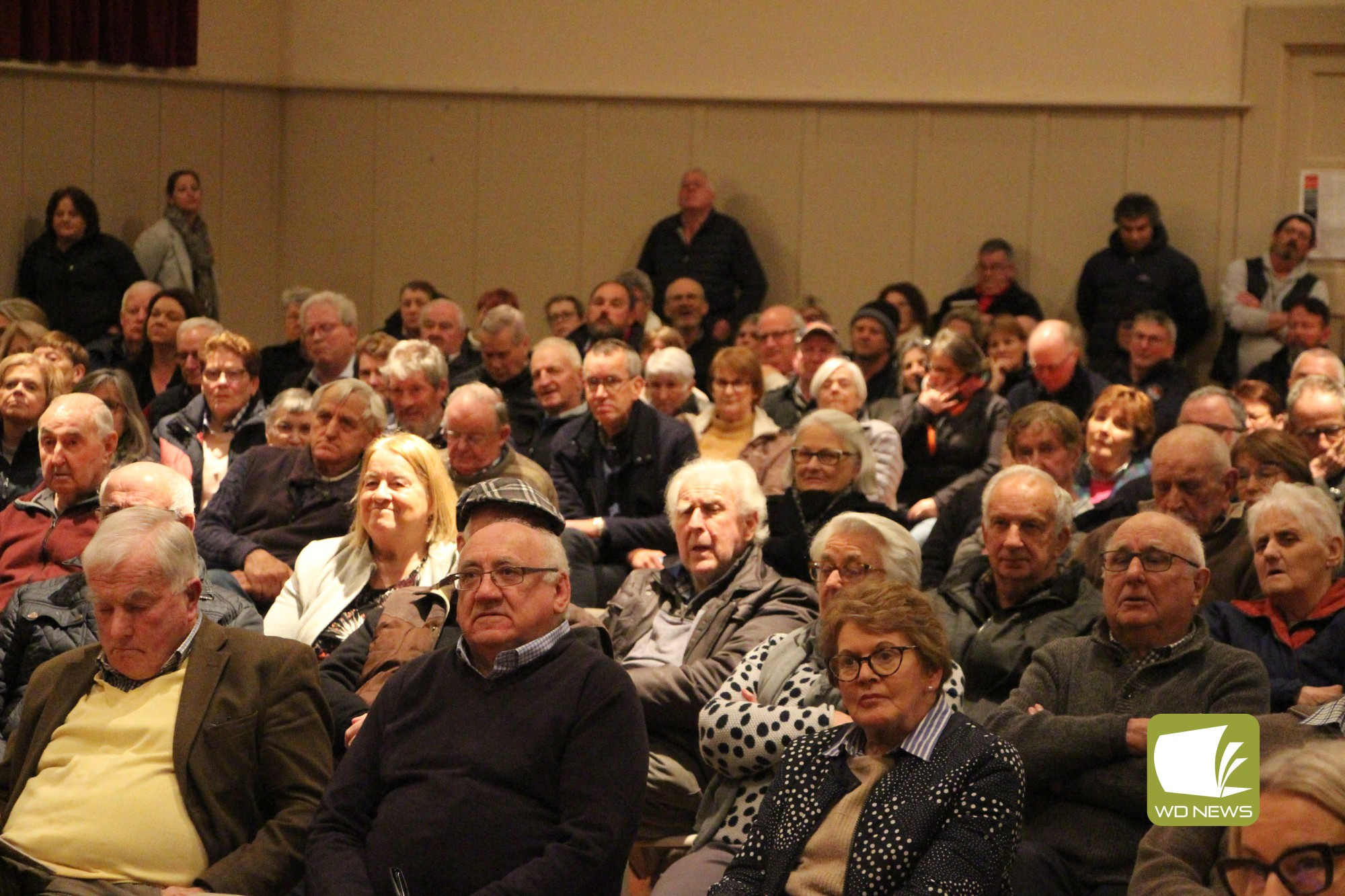 Hundreds attended a community meeting on Wednesday evening to discuss the future of aged care in Terang.