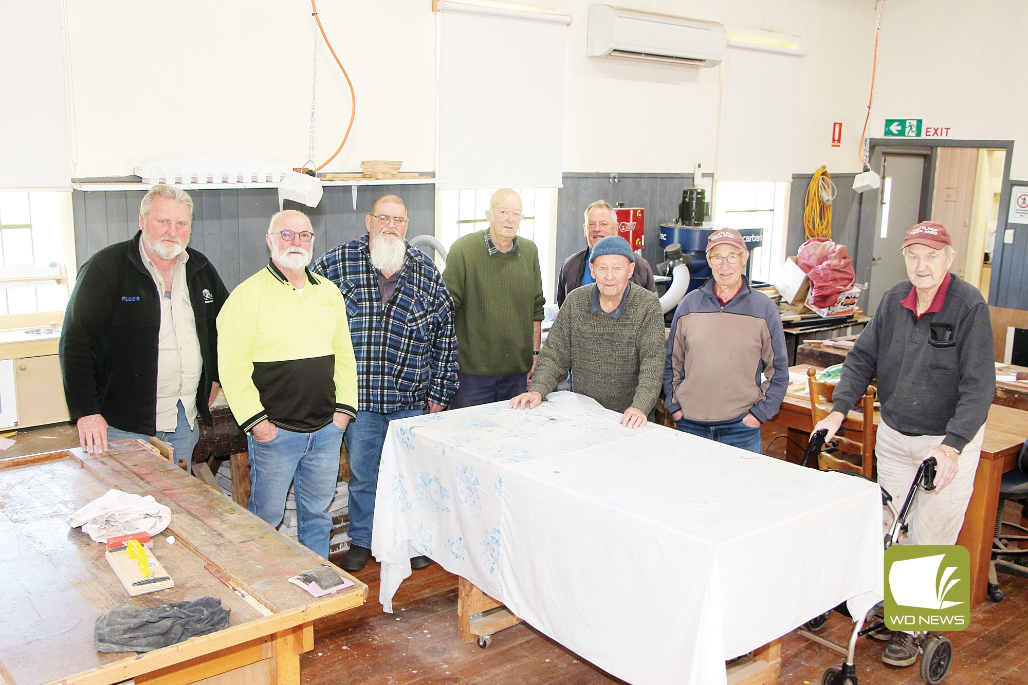 Expansion: The Mortlake Men’s Shed will trial opening two days per week, giving members more opportunity to build new projects and friendships alike.