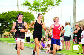 Around 300 participants registered for the 41st edition of the Terang and District Lions Club Fun Run and Walk despite soaring heat. 