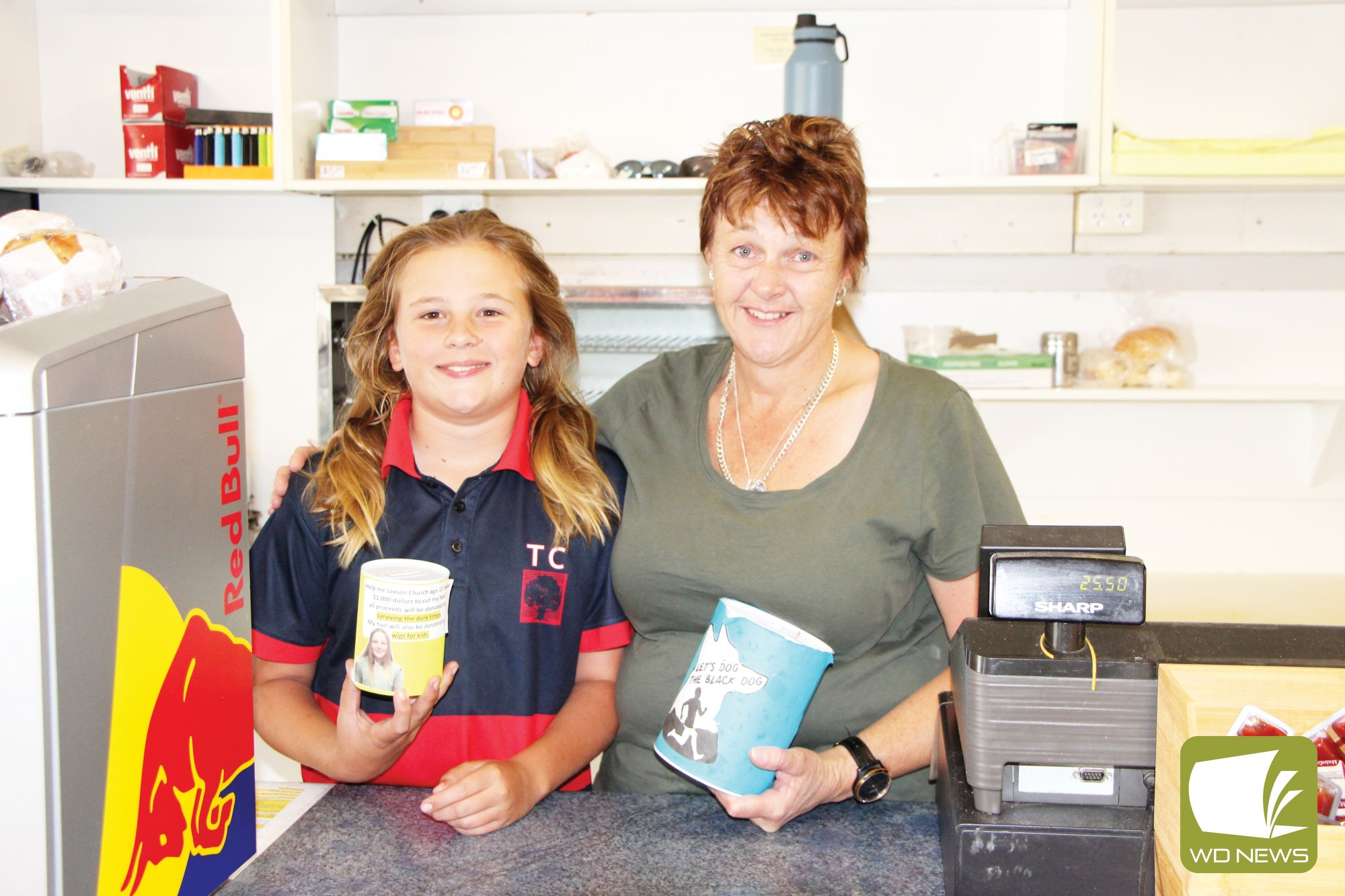 Fundraiser: Terang’s Jaxson Church, 11, is planning to support two great charities, including Lizz Kelly’s Surviving the Dark Times, by cutting his signature long hair cut.