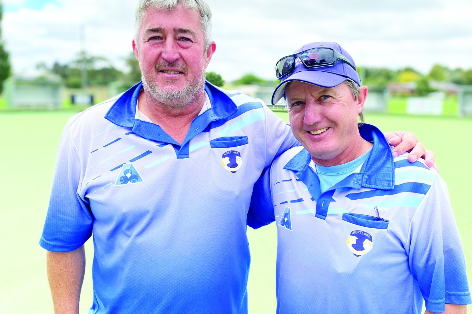2022-23 Mens Pairs Champions: 2022-23 Mens Pairs Champions: Colin Goldsworthy (left) and Darren Grant (right).
