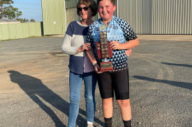 Joy Gannon, Harold Lamb’s daughter, once again made the trip from Geelong to present her dad’s memorial trophy – this year won by Josh Thompson. 