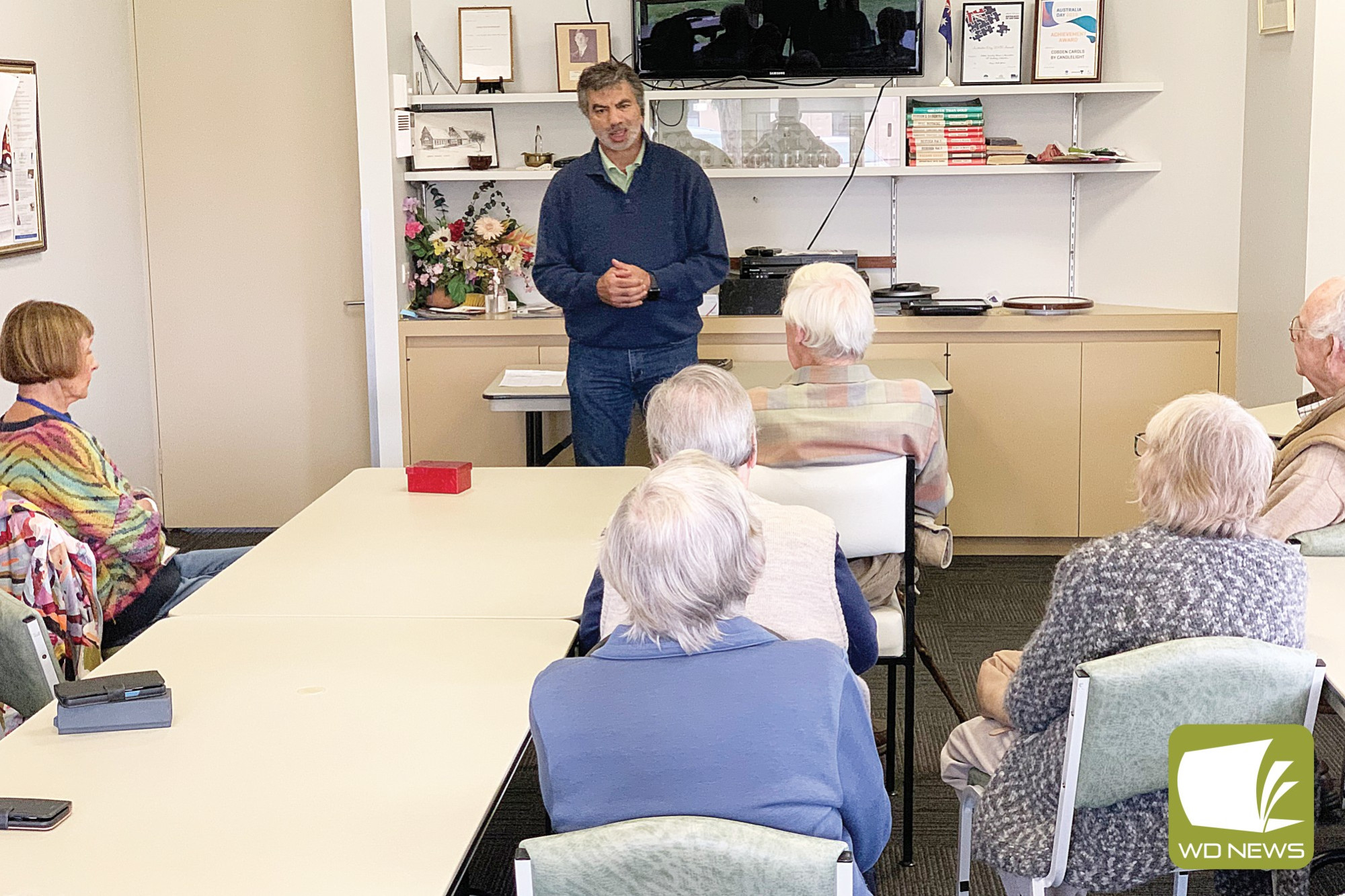 Terang’s Wayne Reicha was the guest speaker at U3A Corangamite’s April Friday Forum.