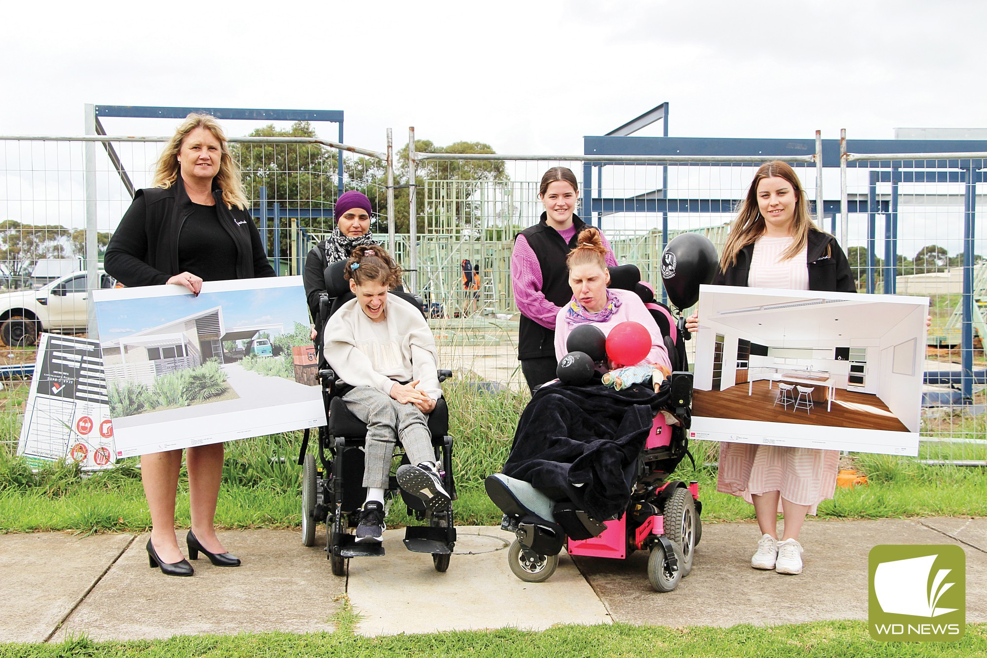 At home: Construction of Cooinda’s new state of the art Supported Disability Accommodation (SDA) facility is well under way, with a target completion date set for later this year.